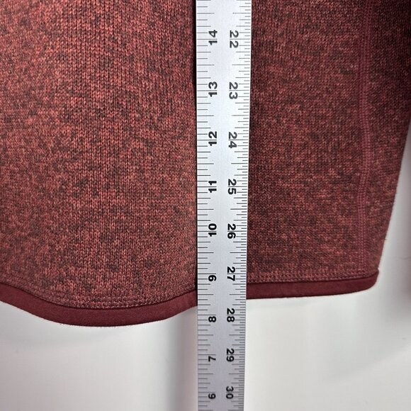 Patagonia‎ Mens Performance Better Sweater® 1/4-Zip Size Small Cinder Red - Picture 9 of 10